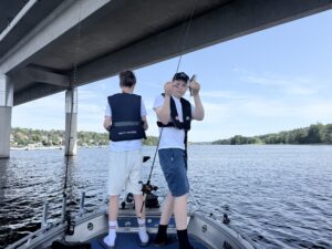Mälaren med Elis och Matteo – 26 juni